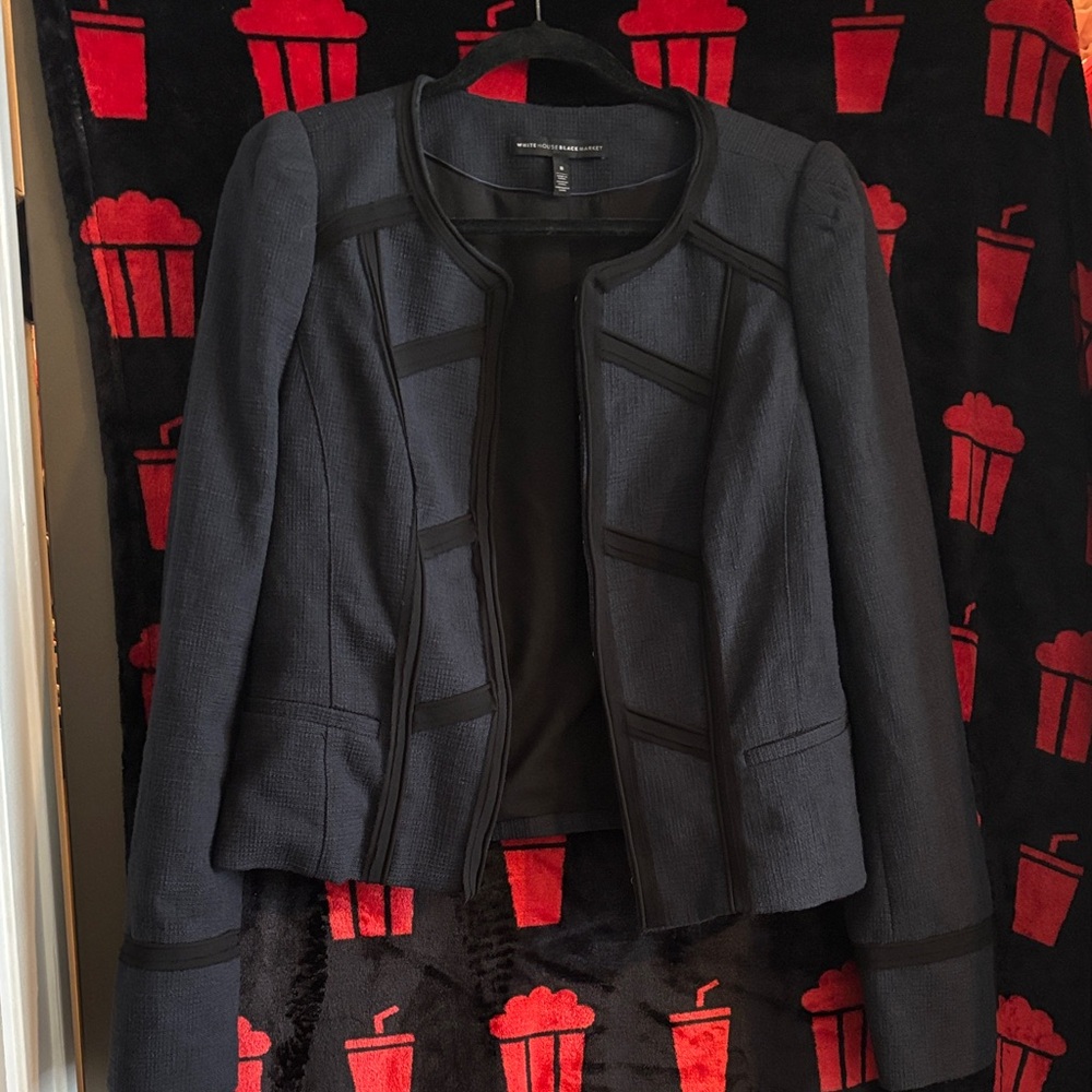White House Black Market Black Blazer